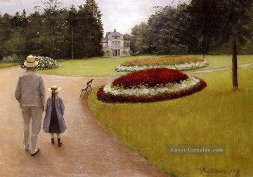Gustave Caillebotte Werke - der Park auf dem Caillebotte Property bei Yerres Gustave Caillebotte